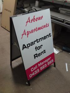 Aframe Sign