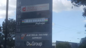 Commercial sign