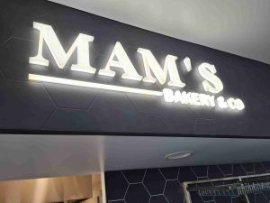 router cut acrylic letters with LEDs