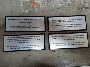 printed plaques